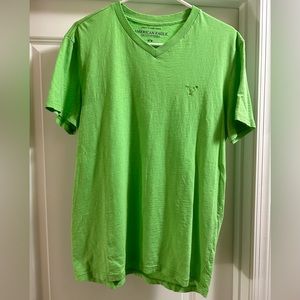 Men’s American Eagle Athletic Fit Lime Green T-Shirt